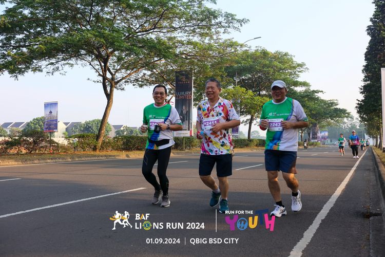 Race photo from BAF LIONS RUN 2024