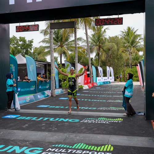 Race photo from Belitung Multisport Festival