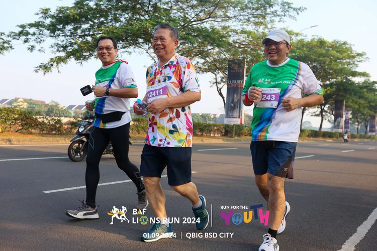 Race photo from BAF LIONS RUN 2024