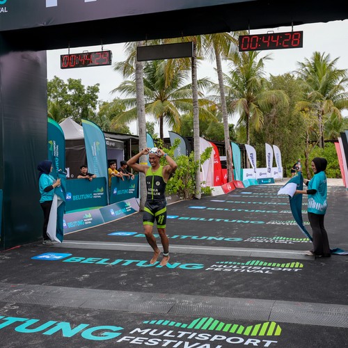 Race photo from Belitung Multisport Festival