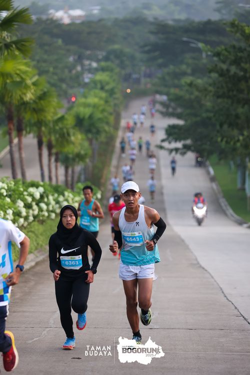Race photo from Taman Budaya x BOGORUN 2025