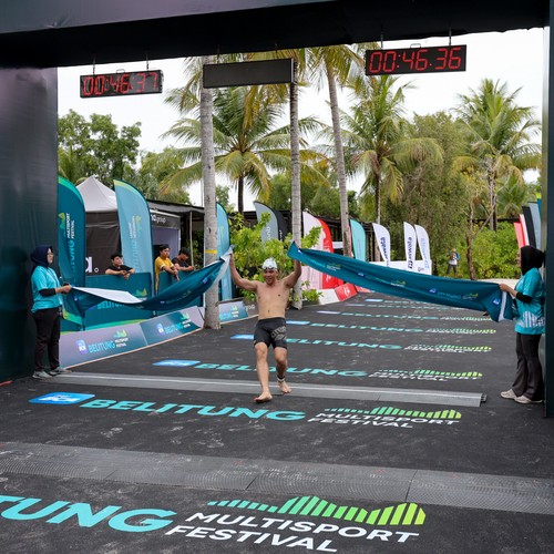 Race photo from Belitung Multisport Festival