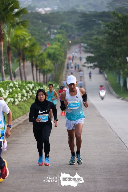 Race photo from Taman Budaya x BOGORUN 2025