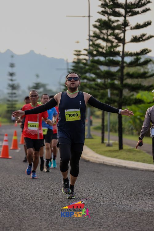 Race photo from CISANGKAN KBP CITY RUN 2025