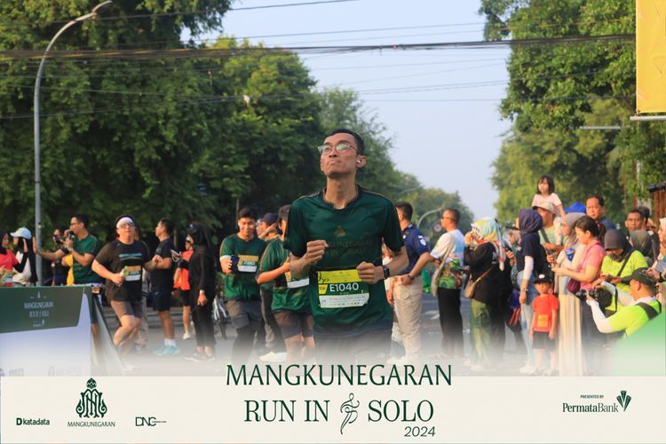 Race photo from Mangkunegaran Run 2024