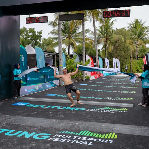 Race photo from Belitung Multisport Festival