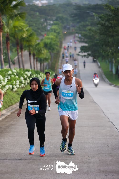 Race photo from Taman Budaya x BOGORUN 2025