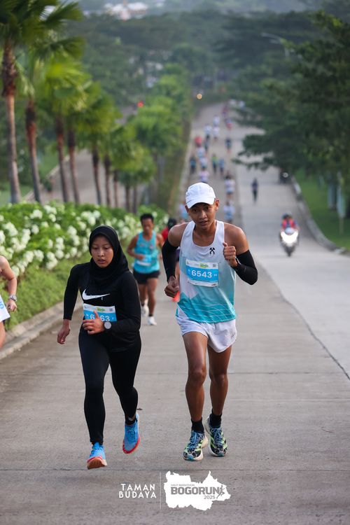 Race photo from Taman Budaya x BOGORUN 2025
