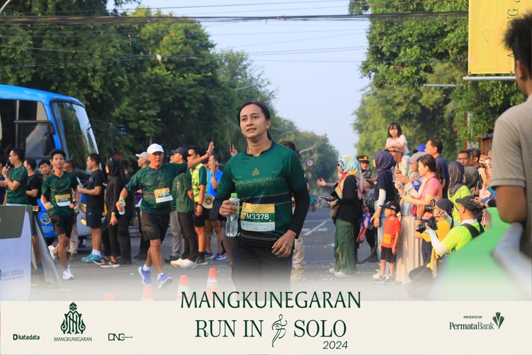 Race photo from Mangkunegaran Run 2024