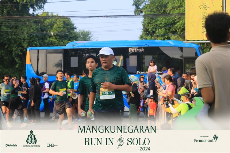 Race photo from Mangkunegaran Run 2024