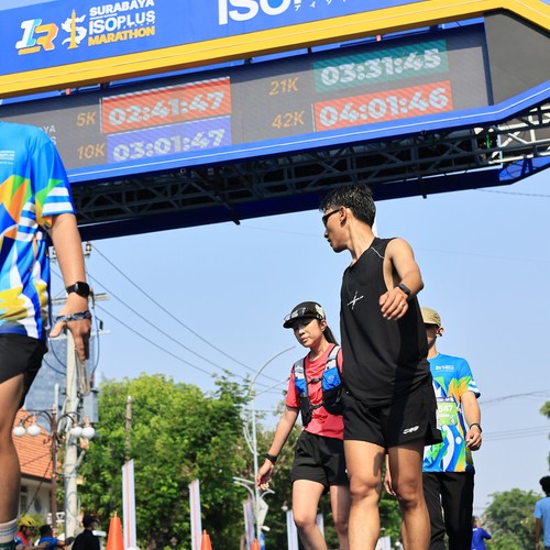 Race photo from SURABAYA ISOPLUS MARATHON 2026