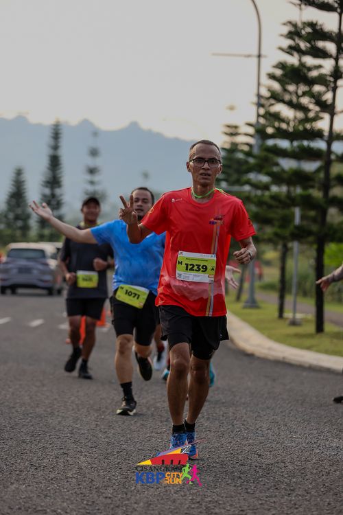 Race photo from CISANGKAN KBP CITY RUN 2025