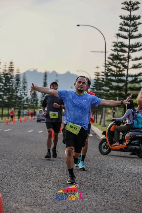Race photo from CISANGKAN KBP CITY RUN 2025