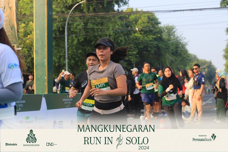 Race photo from Mangkunegaran Run 2024