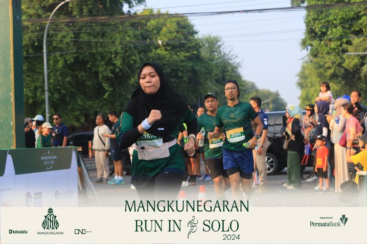 Race photo from Mangkunegaran Run 2024