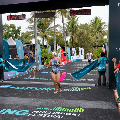 Race photo from Belitung Multisport Festival
