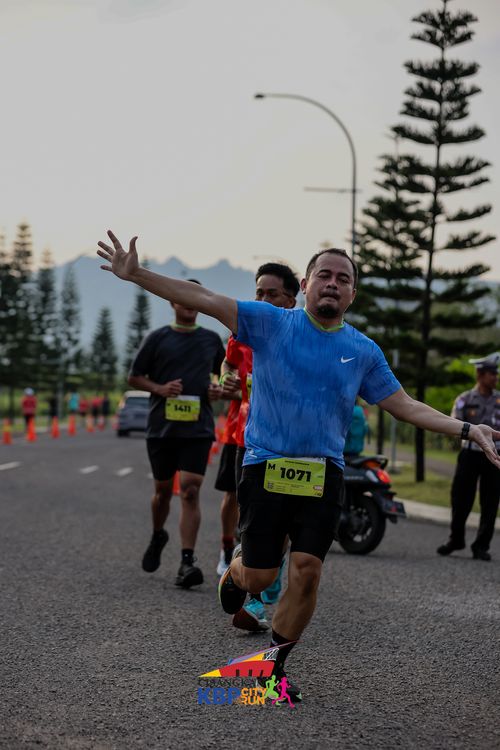Race photo from CISANGKAN KBP CITY RUN 2025