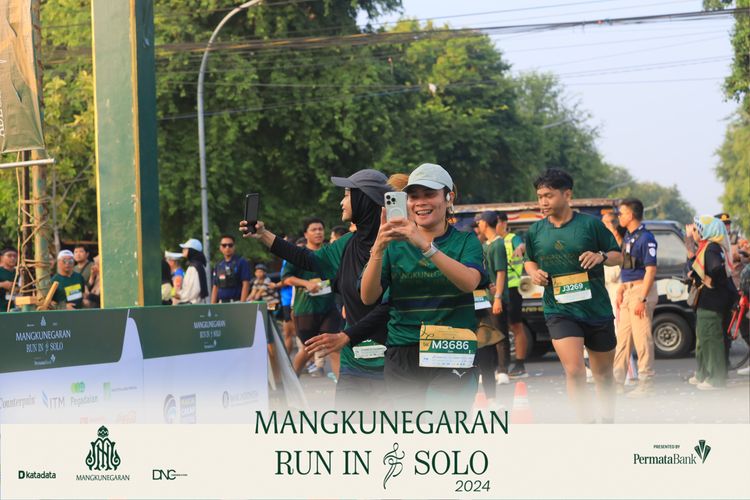 Race photo from Mangkunegaran Run 2024