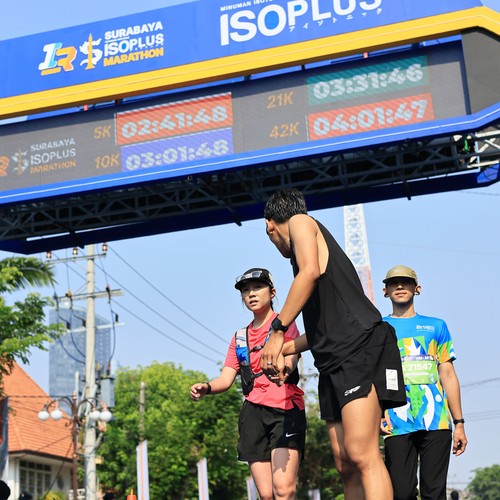 Race photo from SURABAYA ISOPLUS MARATHON 2026