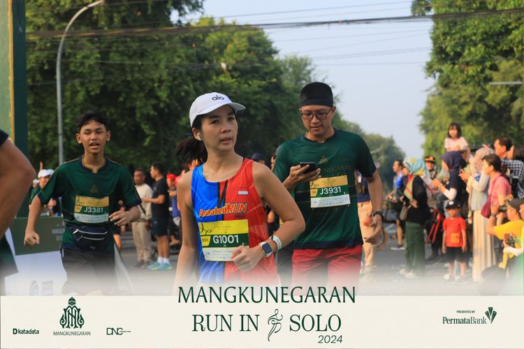 Race photo from Mangkunegaran Run 2024