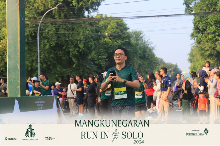 Race photo from Mangkunegaran Run 2024