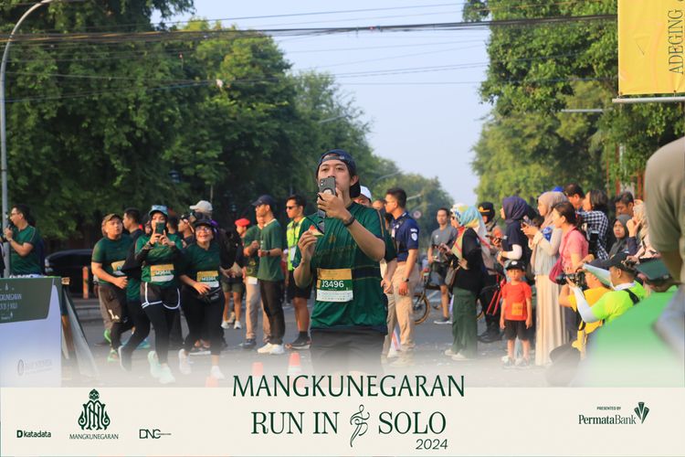 Race photo from Mangkunegaran Run 2024