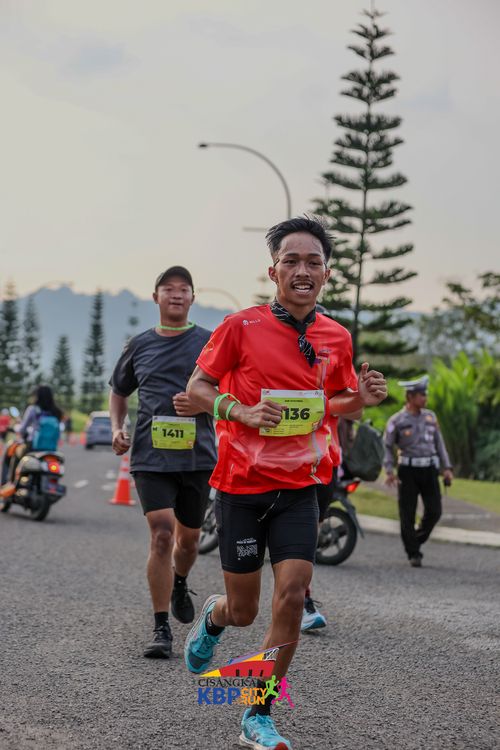 Race photo from CISANGKAN KBP CITY RUN 2025
