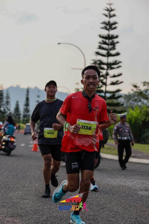 Race photo from CISANGKAN KBP CITY RUN 2025
