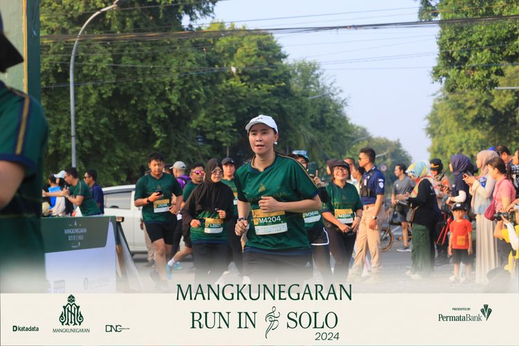 Race photo from Mangkunegaran Run 2024