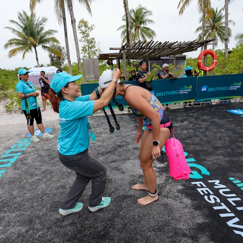 Race photo from Belitung Multisport Festival
