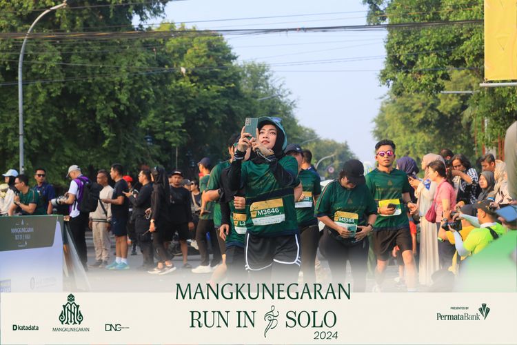 Race photo from Mangkunegaran Run 2024