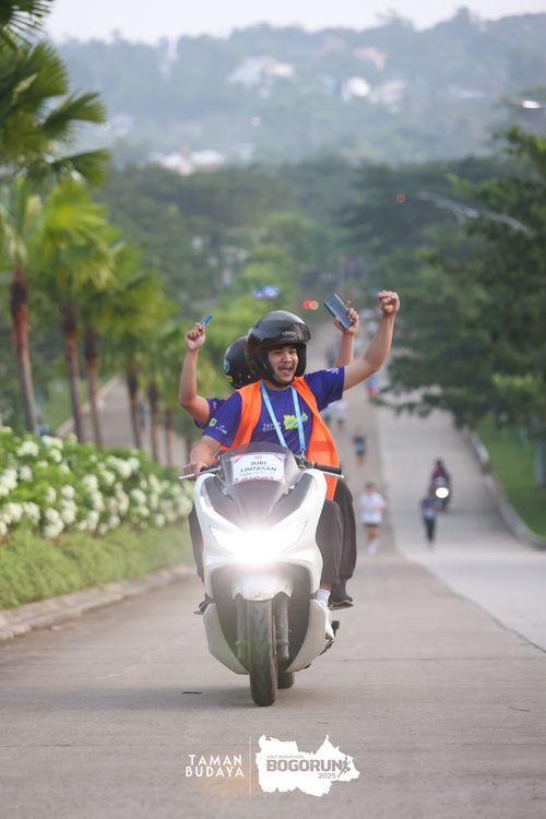 Race photo from Taman Budaya x BOGORUN 2025