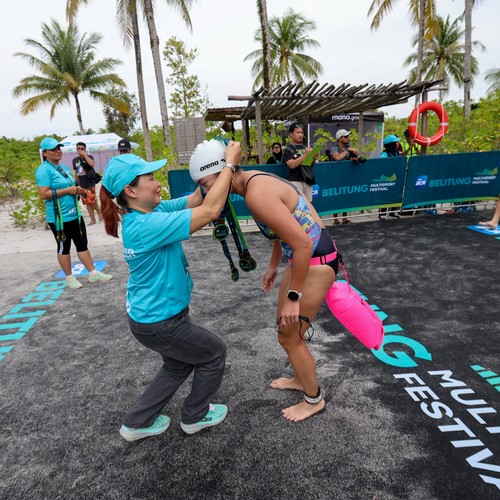 Race photo from Belitung Multisport Festival