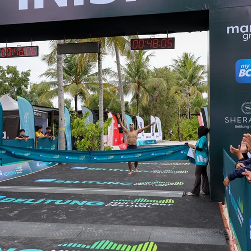 Race photo from Belitung Multisport Festival