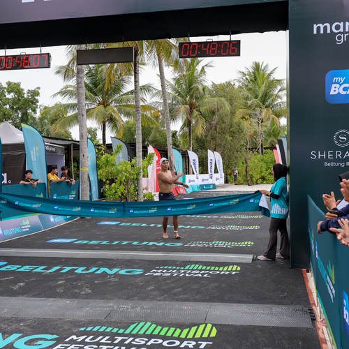 Race photo from Belitung Multisport Festival