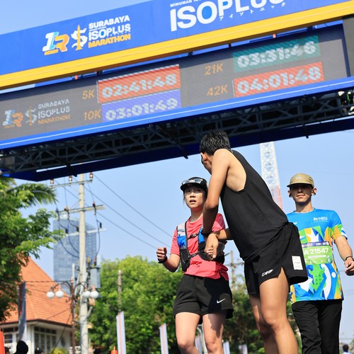 Race photo from SURABAYA ISOPLUS MARATHON 2026