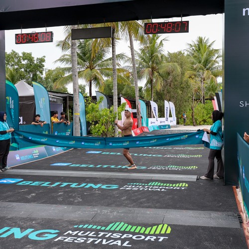 Race photo from Belitung Multisport Festival