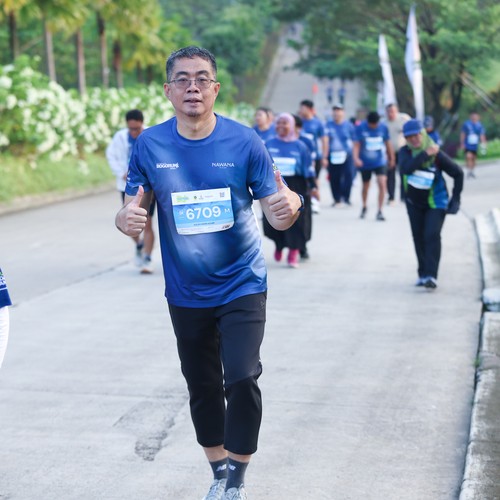 Race photo from BOGORUN 2026