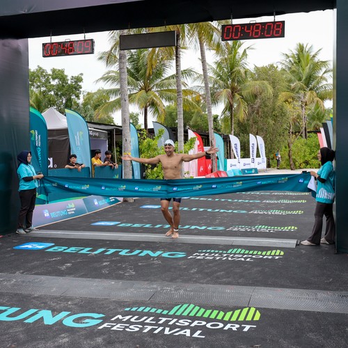 Race photo from Belitung Multisport Festival