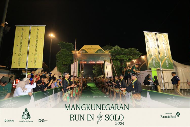 Race photo from Mangkunegaran Run 2024