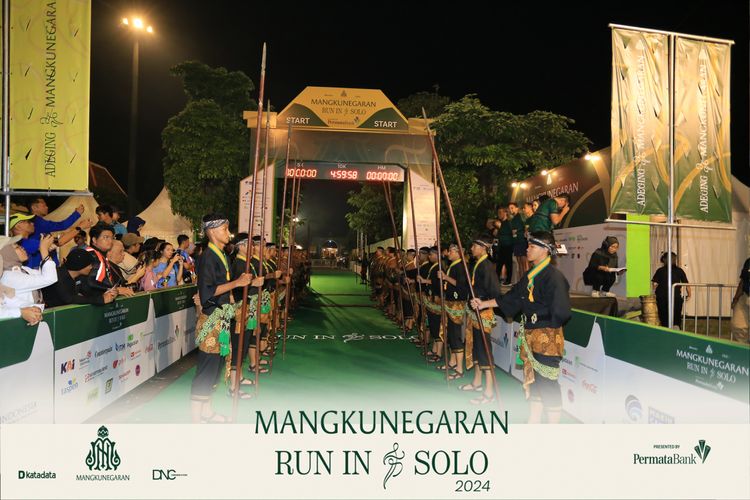 Race photo from Mangkunegaran Run 2024