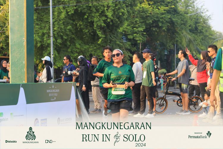 Race photo from Mangkunegaran Run 2024
