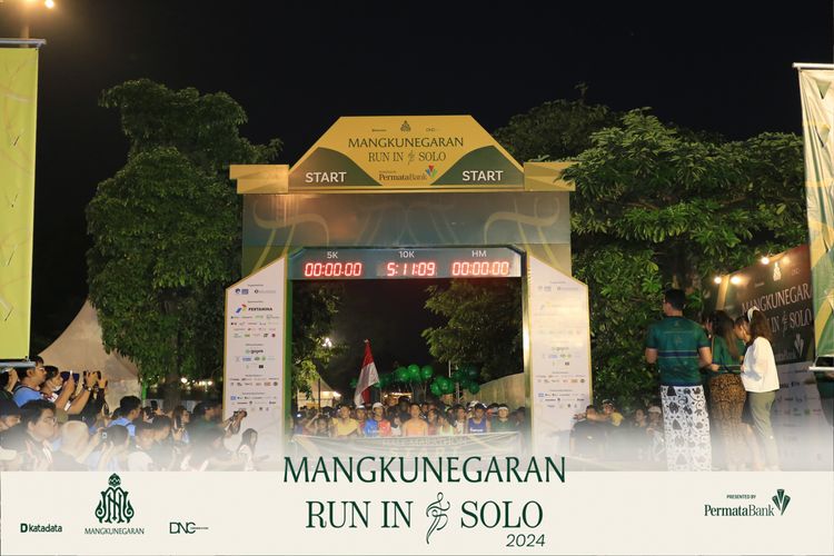 Race photo from Mangkunegaran Run 2024