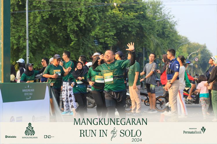 Race photo from Mangkunegaran Run 2024