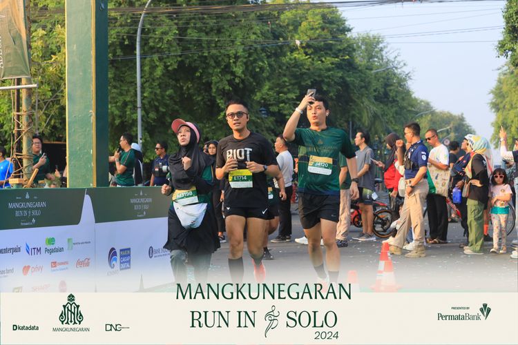 Race photo from Mangkunegaran Run 2024