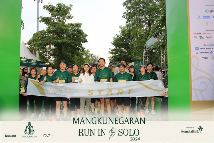 Race photo from Mangkunegaran Run 2024