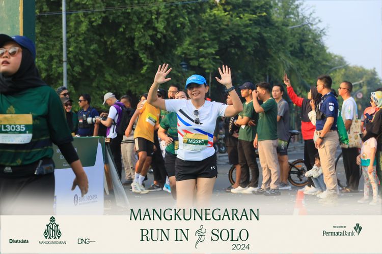 Race photo from Mangkunegaran Run 2024