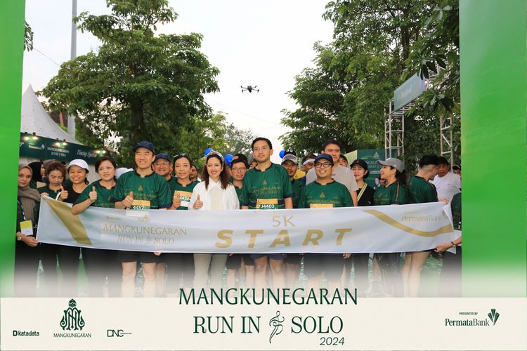Race photo from Mangkunegaran Run 2024
