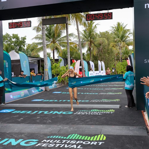 Race photo from Belitung Multisport Festival