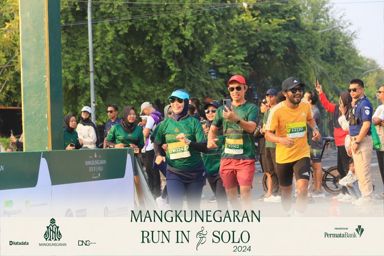 Race photo from Mangkunegaran Run 2024